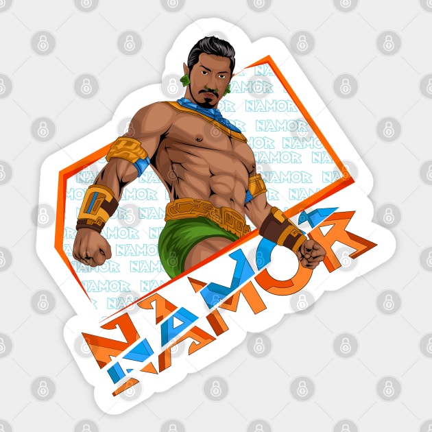 Namor Sticker by SecretGem